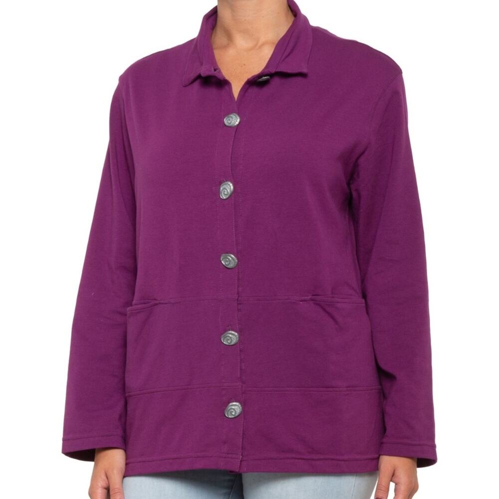 Neon Buddha Women's Purple Mantra‎ Jacket Size XS NEW